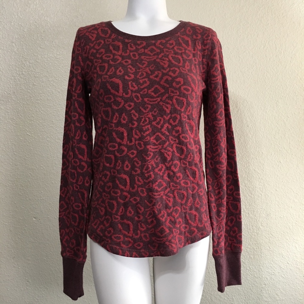 Lucky Brand Animal Print Sweatshirt